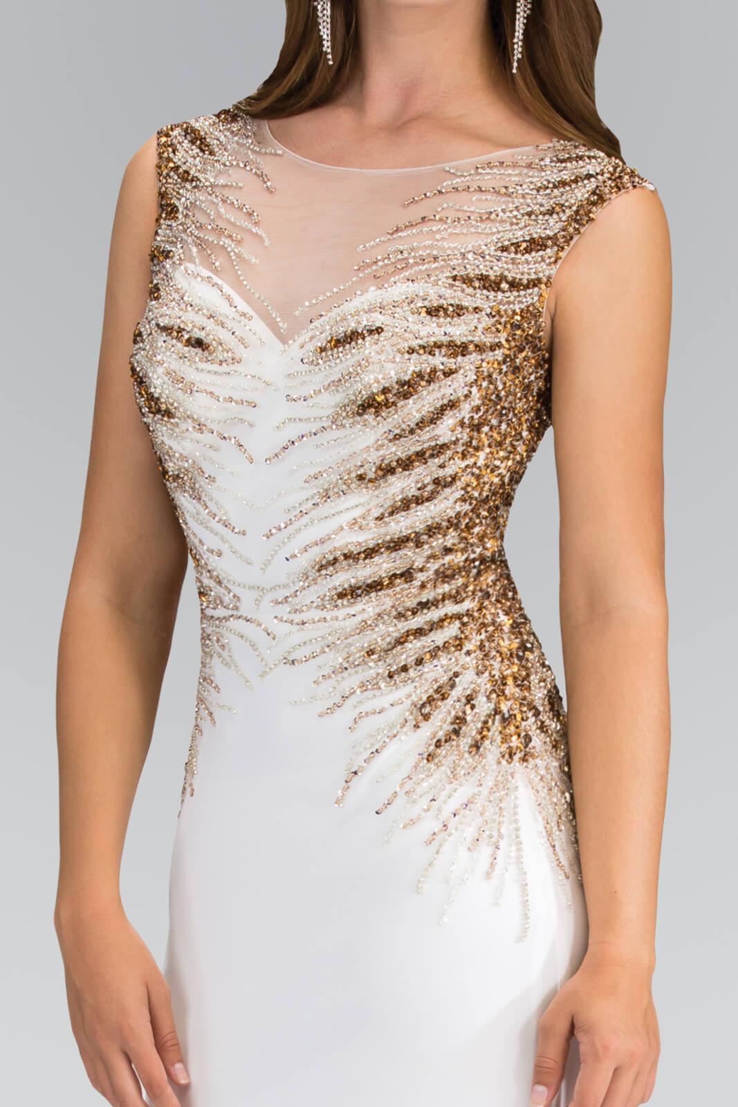 Prom Long Fitted Dress Evening Formal Gown - The Dress Outlet Elizabeth K