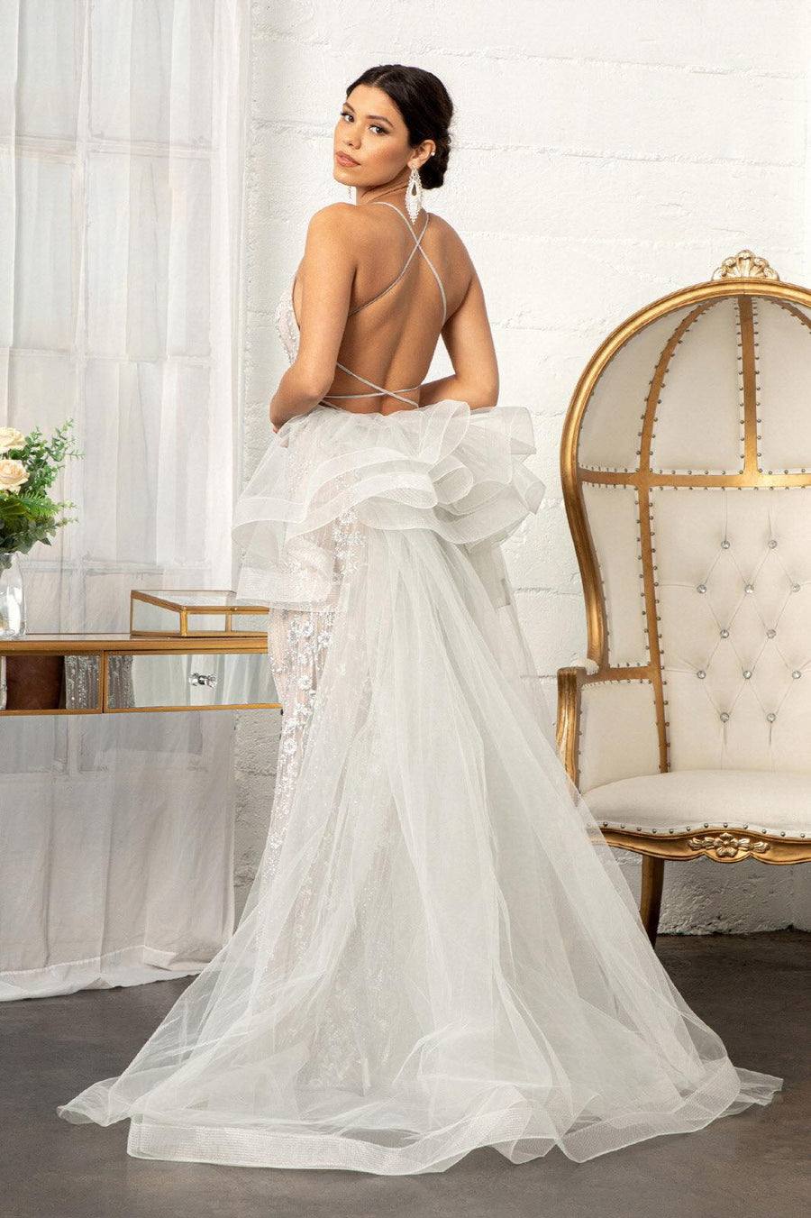 Prom Long Formal Spaghetti Strap Mermaid Dress - The Dress Outlet