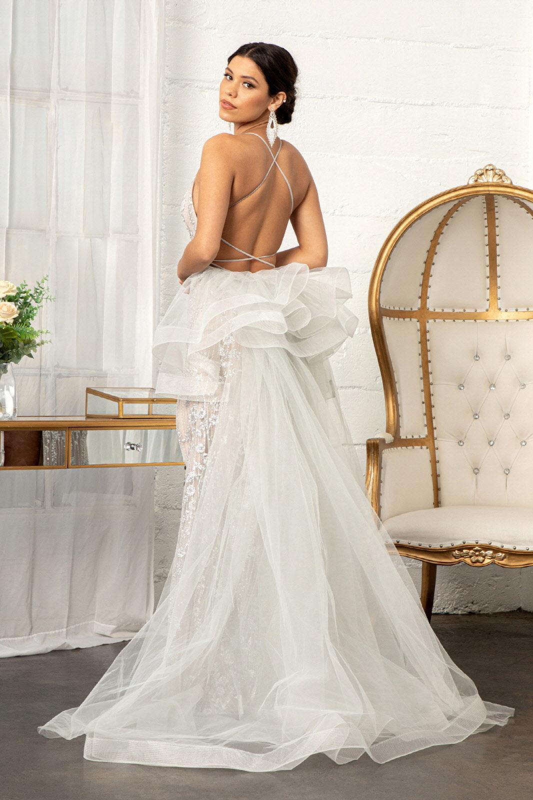 Prom Long Formal Spaghetti Strap Mermaid Dress - The Dress Outlet