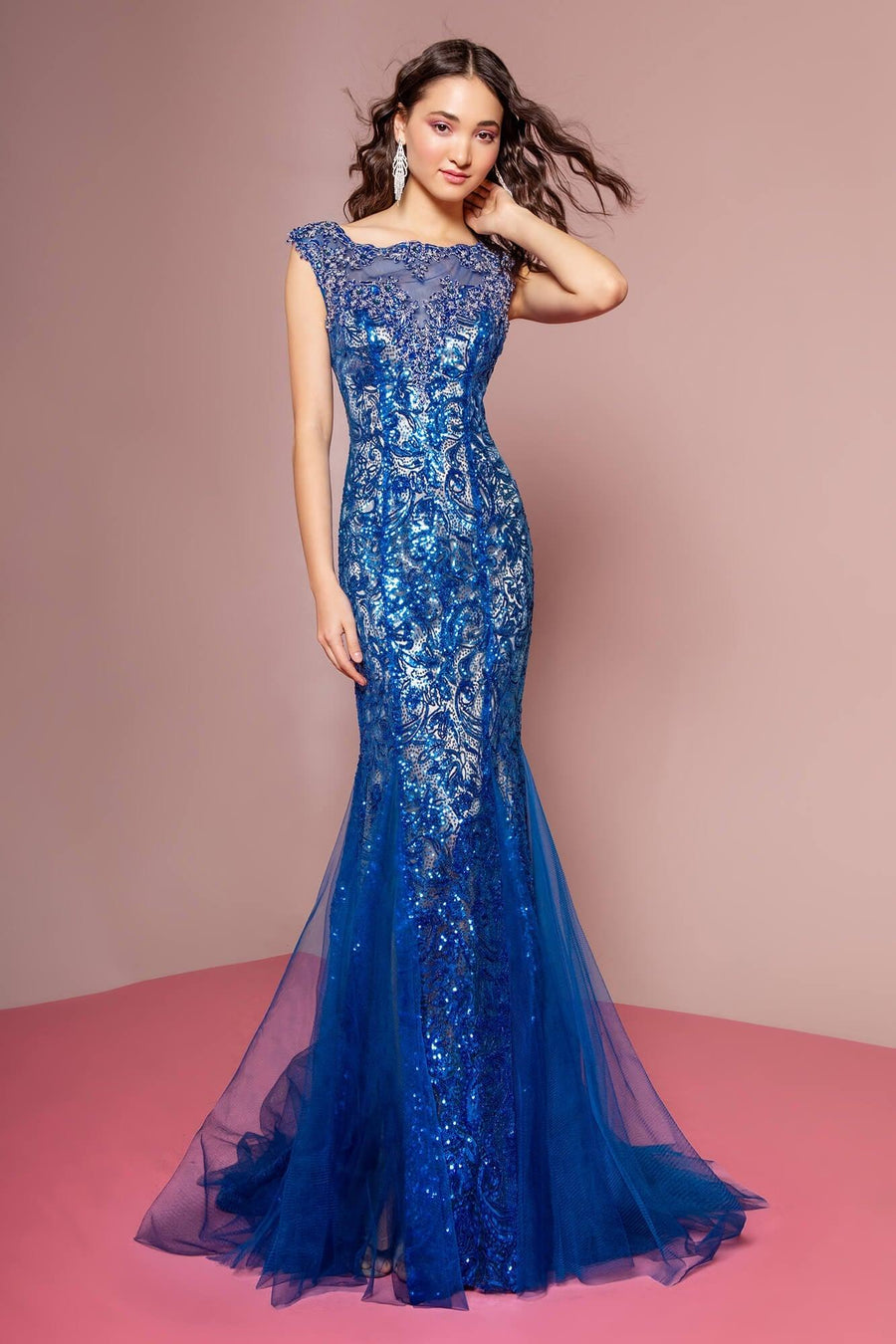 Prom Long Sequins Dress Homecoming Evening Gown - The Dress Outlet Elizabeth K