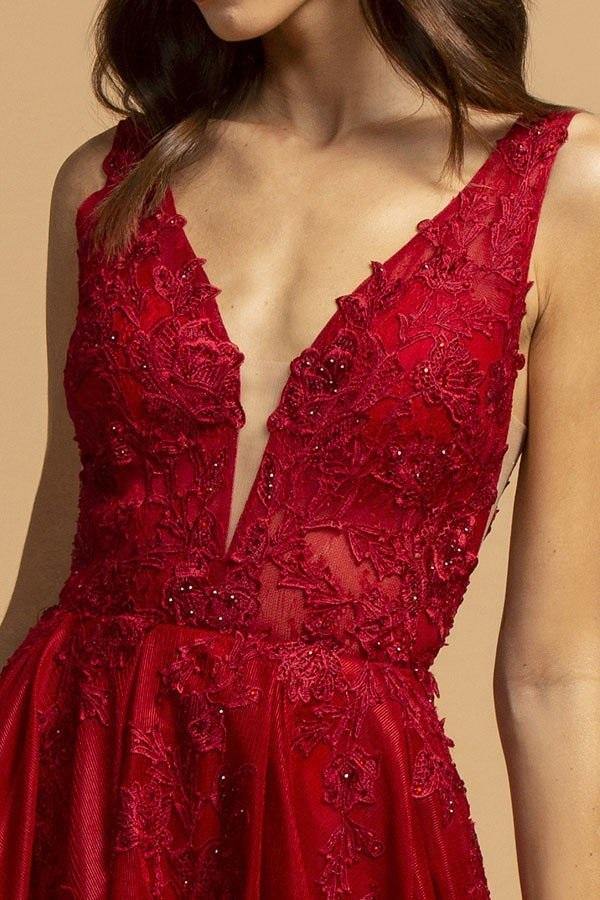 Prom Long Sleeveless Formal Dress - The Dress Outlet