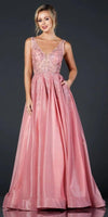 Prom Long Sleeveless Formal Dress - The Dress Outlet