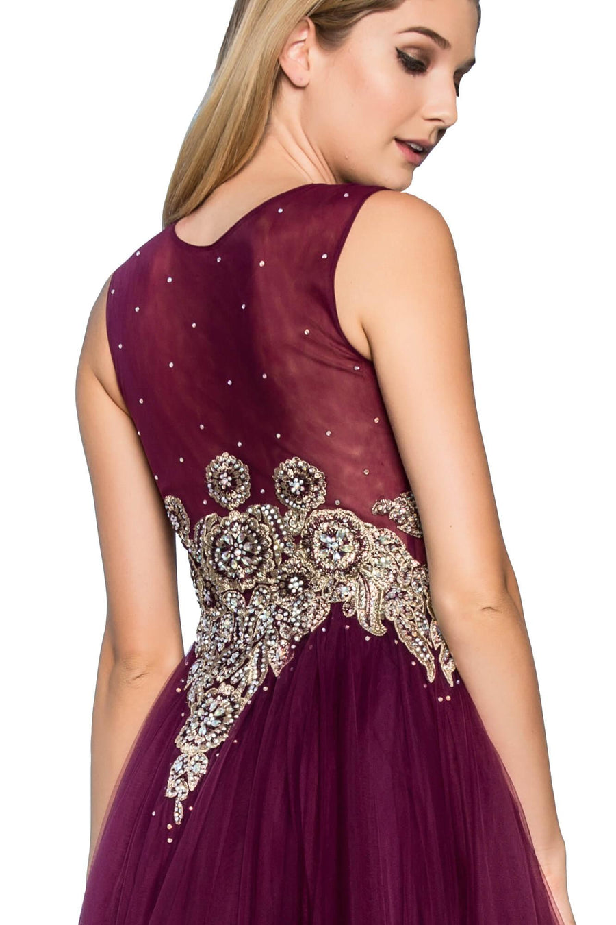 Prom Sleeveless Dress Formal Gown - The Dress Outlet Elizabeth K
