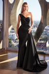 Prom Dresses Long Fitted Formal Evening Gown Black