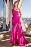 Prom Dresses Long Fitted Formal Evening Gown Magenta