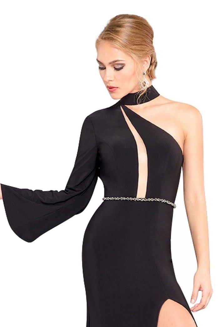 Rachel Allan Formal One Shoulder Long Dress 8313 - The Dress Outlet