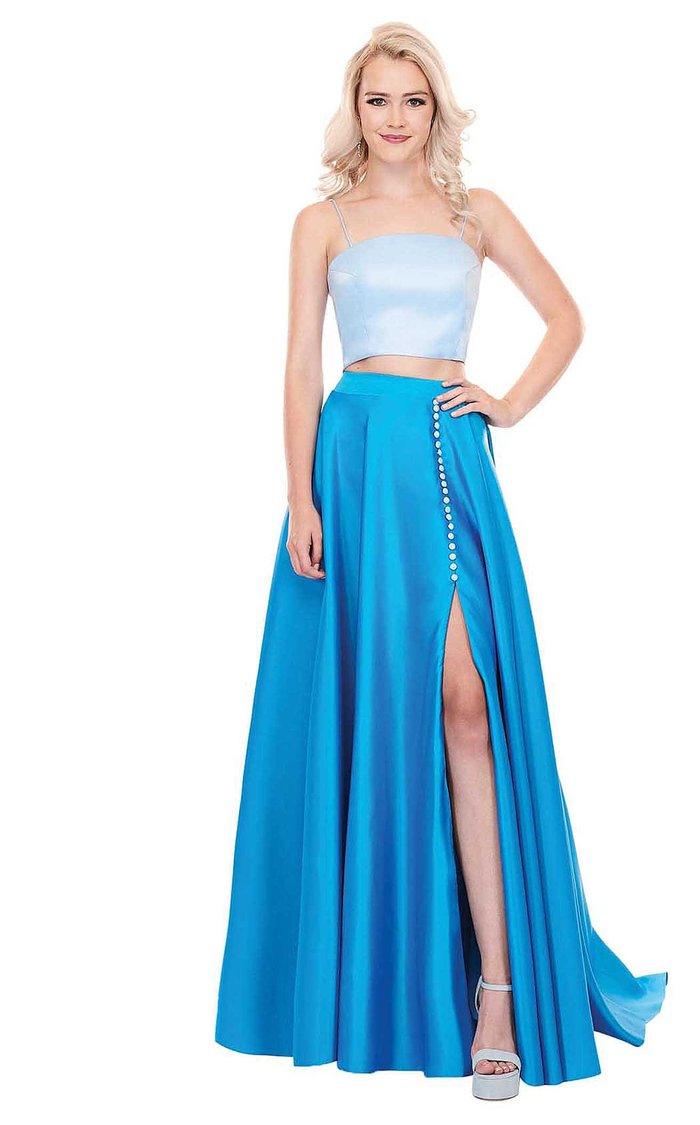 Rachel Allan Formal Two Piece Prom Long Dress 6422 - The Dress Outlet