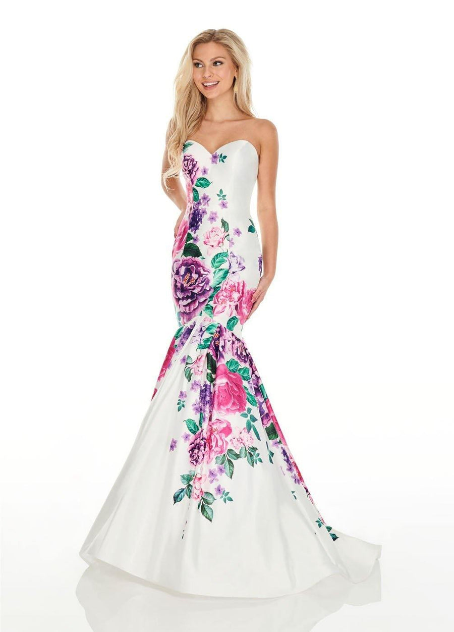Rachel Allan Long Fitted Prom Dress - The Dress Outlet