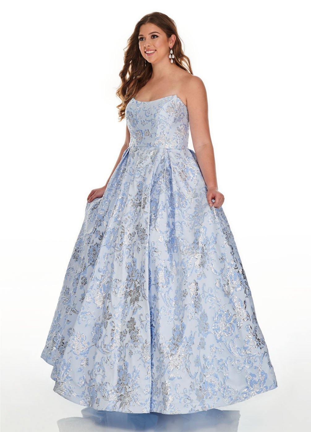 Rachel Allan Long Plus Size Prom Dress - The Dress Outlet