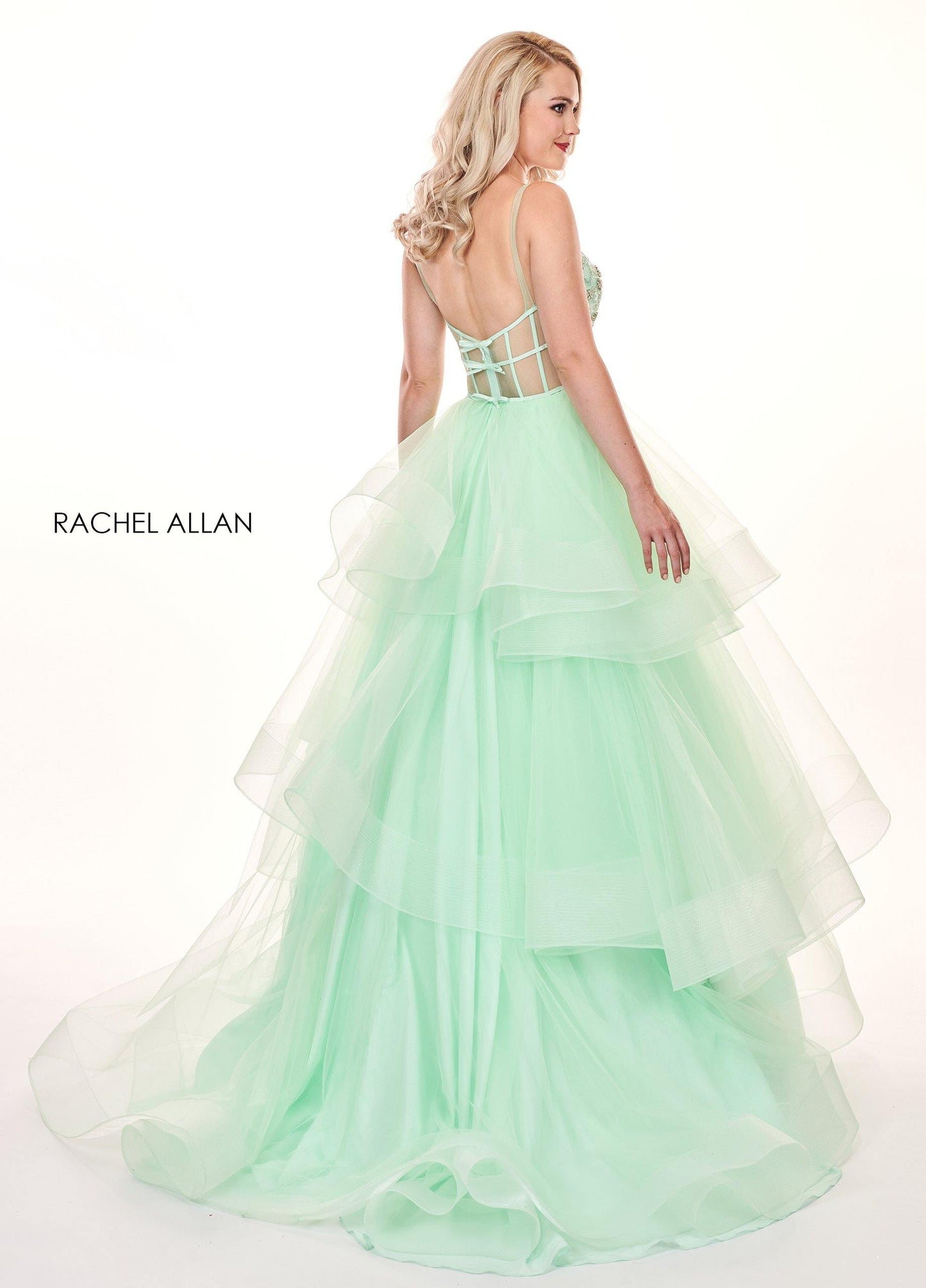 Rachel Allan Long Prom Dress Ball Gown - The Dress Outlet