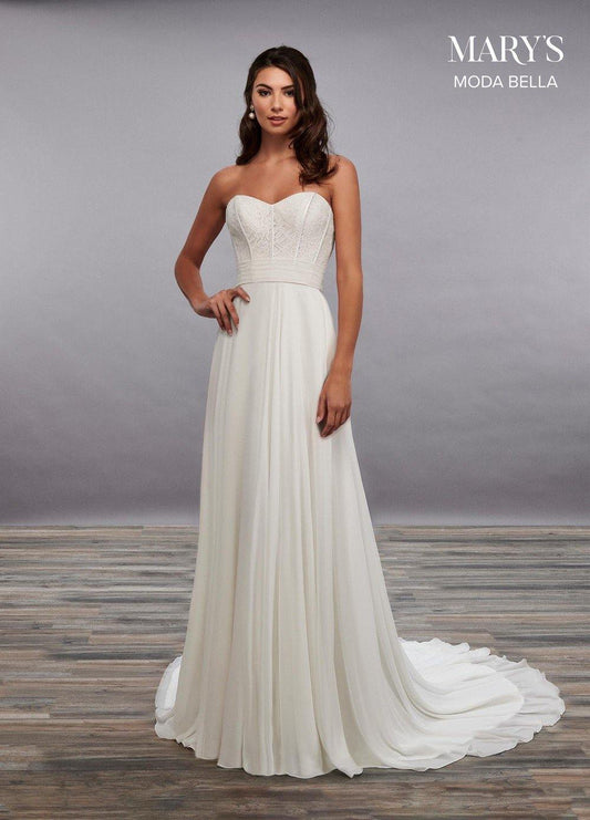 Rachel Allan  Long Strapless Wedding Dress Plus Size - The Dress Outlet