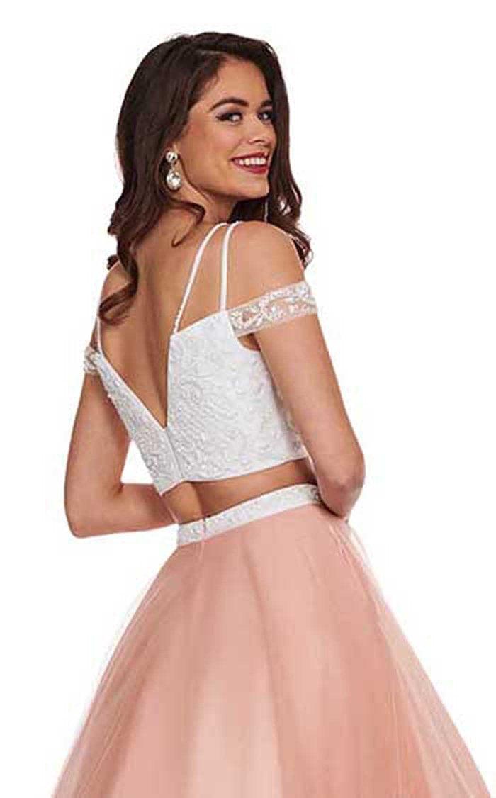 Rachel Allan Long Two Piece Prom Ball Gown 6434 - The Dress Outlet