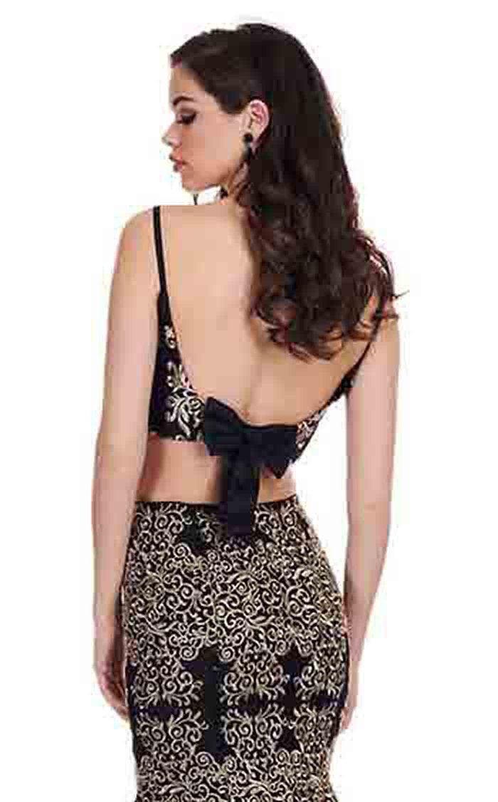 Rachel Allan Long Two Piece Prom Mermaid Dress 6560 - The Dress Outlet