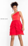 Rachel Allan One Shoulder Homecoming Dress L1197 - The Dress Outlet