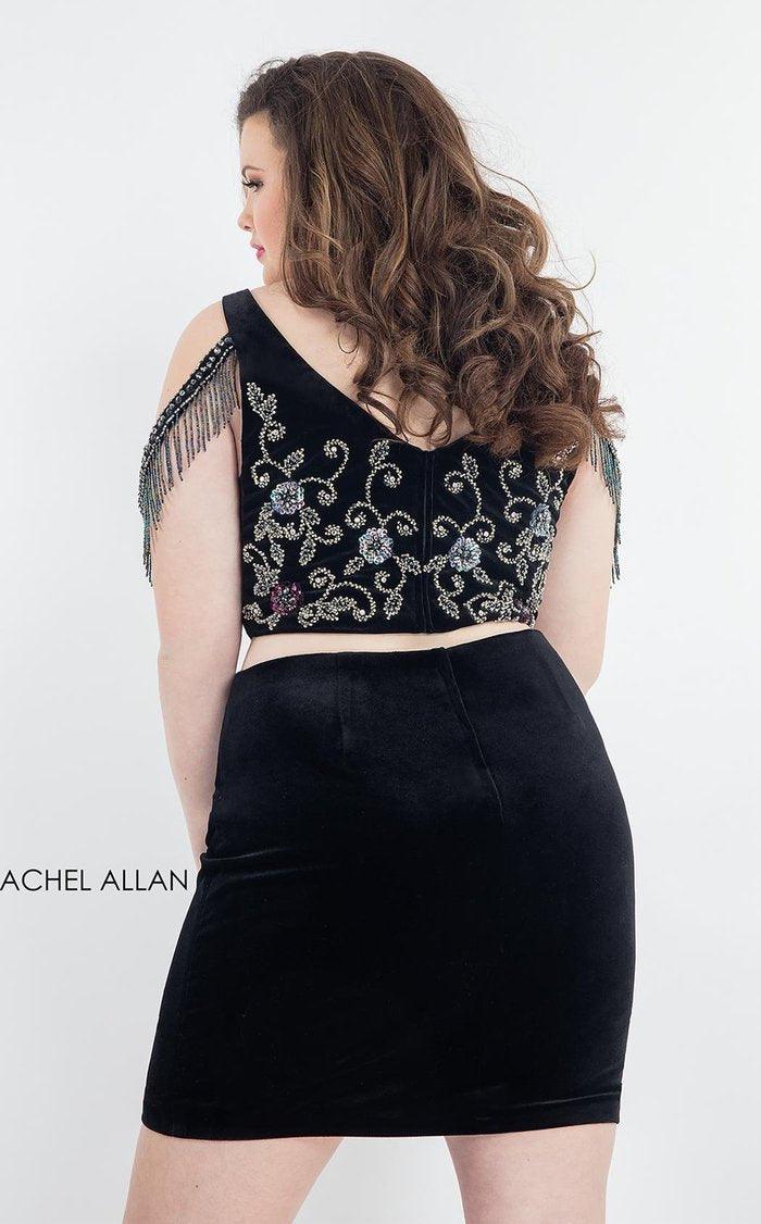 Rachel Allan Plus Size Homecoming Short Dress 4805 - The Dress Outlet