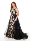 Rachel Allan Plus Size Prom Dress Evening Gown - The Dress Outlet