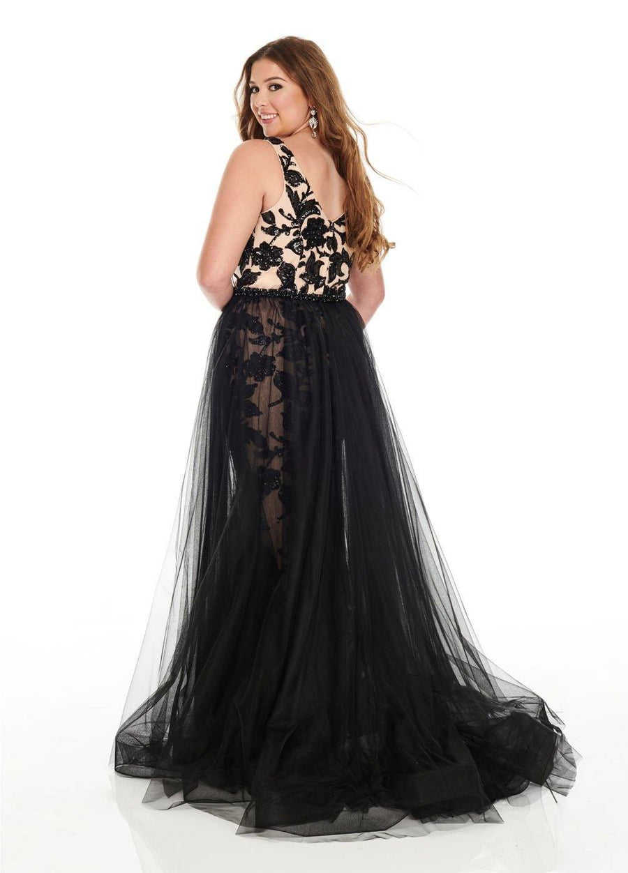Rachel Allan Plus Size Prom Dress Evening Gown - The Dress Outlet