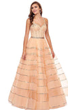 Rachel Allan Prom Long Beaded Ball Gown 6576 - The Dress Outlet