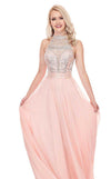 Rachel Allan Prom Long Formal Chiffon Dress 6568 - The Dress Outlet