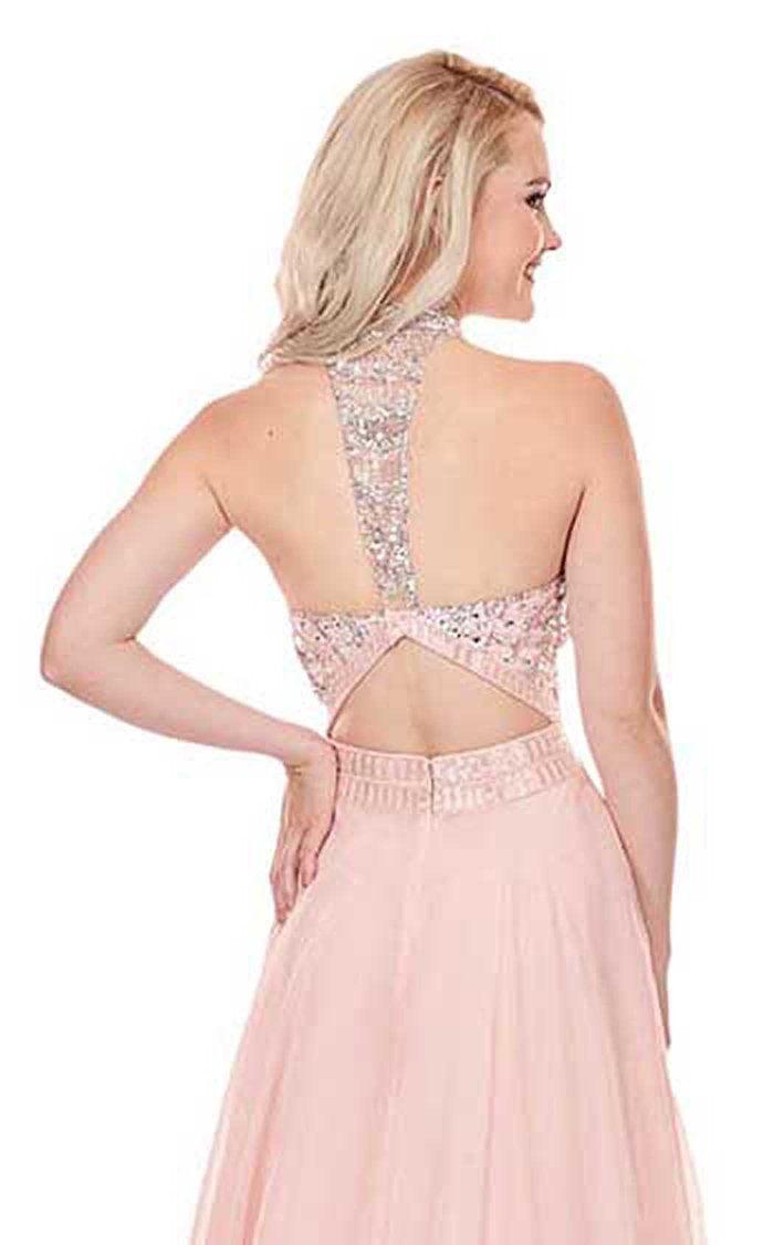 Rachel Allan Prom Long Formal Chiffon Dress 6568 - The Dress Outlet