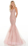 Rachel Allan Prom Long Formal Mermaid Dress 7150CL - The Dress Outlet