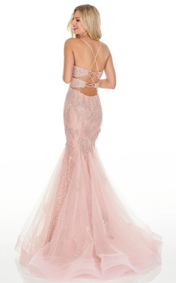 Rachel Allan Prom Long Formal Mermaid Dress 7150CL - The Dress Outlet