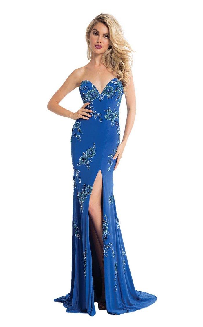 Rachel Allan Prom Long Strapless Formal Dress 6203 - The Dress Outlet
