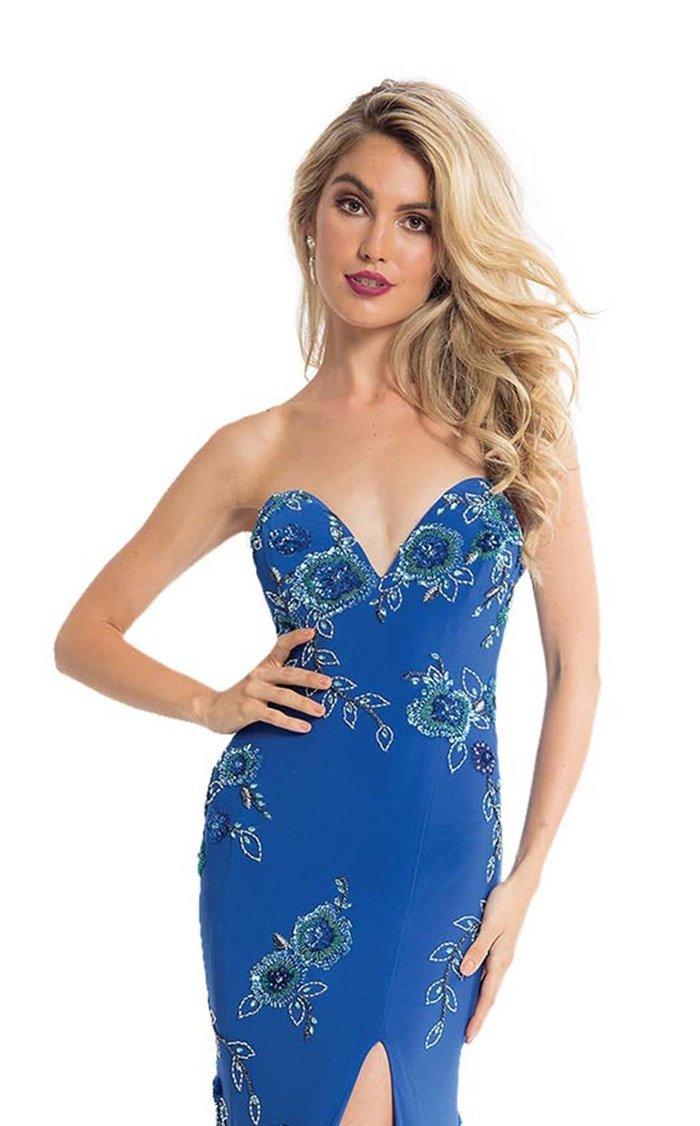 Rachel Allan Prom Long Strapless Formal Dress 6203 - The Dress Outlet