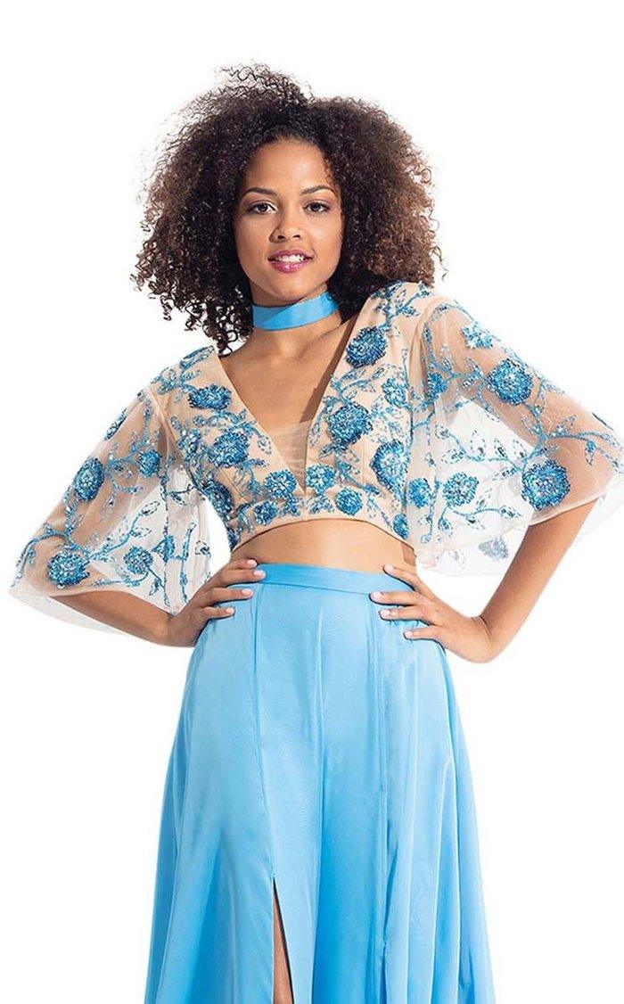 Rachel Allan Prom Long Two Piece Formal Dress 6157 - The Dress Outlet