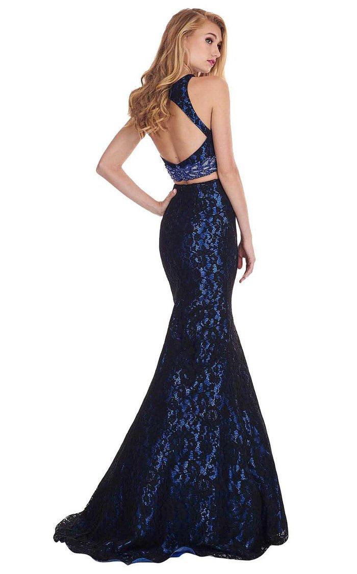 Rachel Allan Prom Long Two Piece Mermaid Dress 6578 - The Dress Outlet