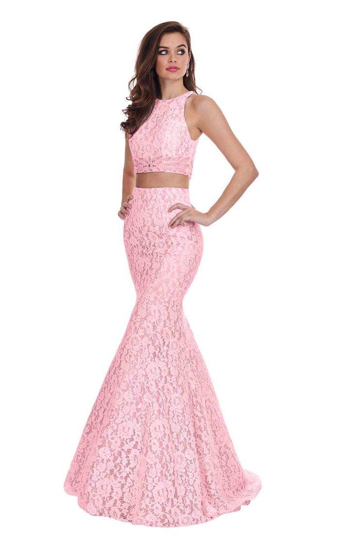 Rachel Allan Prom Long Two Piece Mermaid Dress 6578 - The Dress Outlet