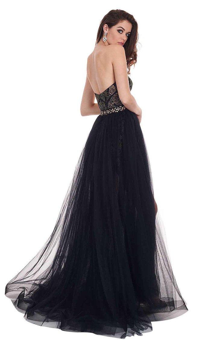 Rachel Allan Prom Short Romper Skirt Overlay 6618 - The Dress Outlet