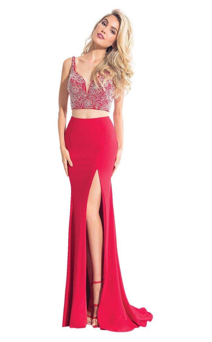 Rachel Allan Prom Two Piece Formal Long Dress 6100 - The Dress Outlet