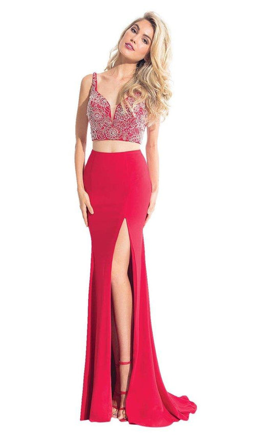 Rachel Allan Prom Two Piece Formal Long Dress 6100 - The Dress Outlet