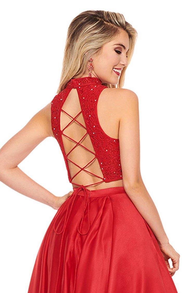 Rachel Allan Prom Two Piece Long Ball Gown 6542 - The Dress Outlet