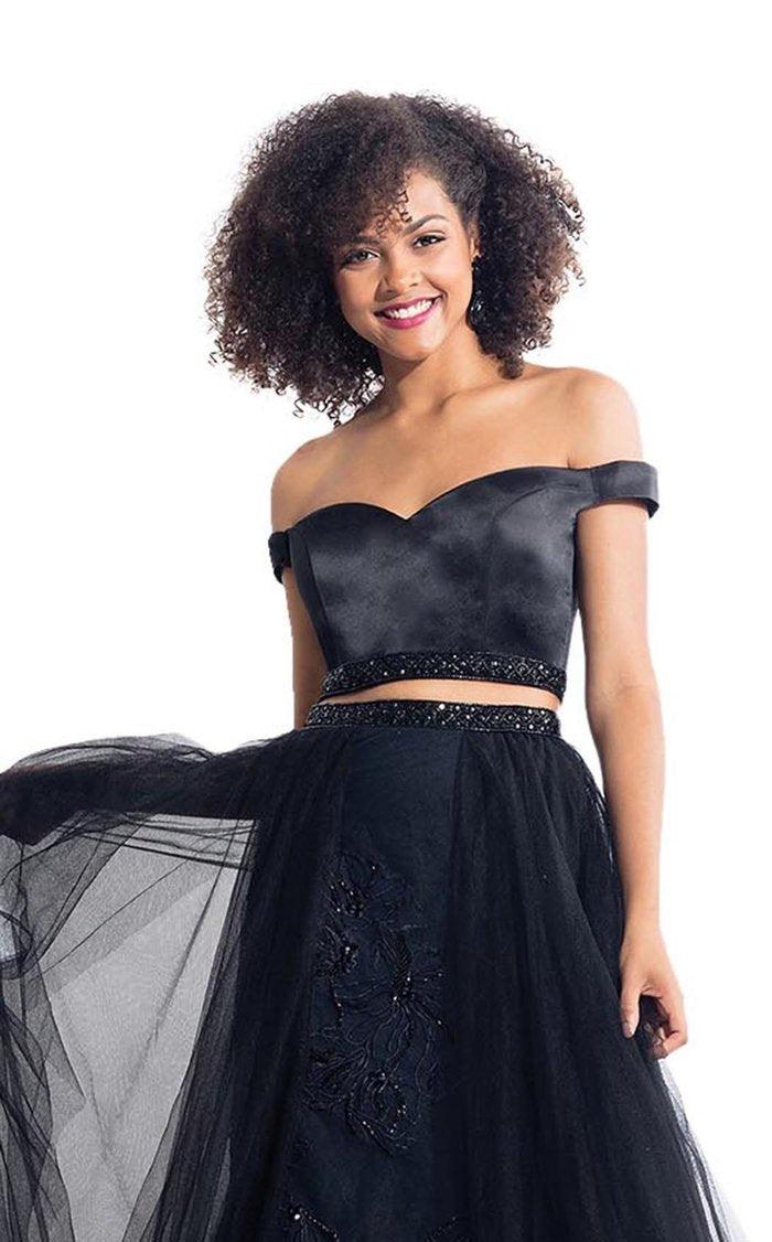 Rachel Allan Prom Two Piece Long Formal Dress 6198 - The Dress Outlet
