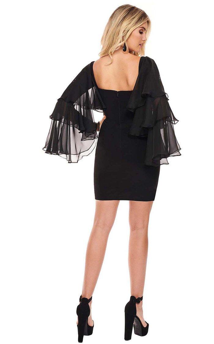 Rachel Allan Short Cocktail Formal  Dress L1224 - The Dress Outlet