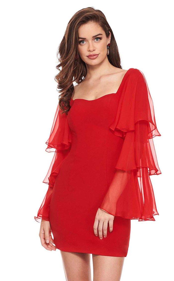 Rachel Allan Short Cocktail Formal  Dress L1224 - The Dress Outlet