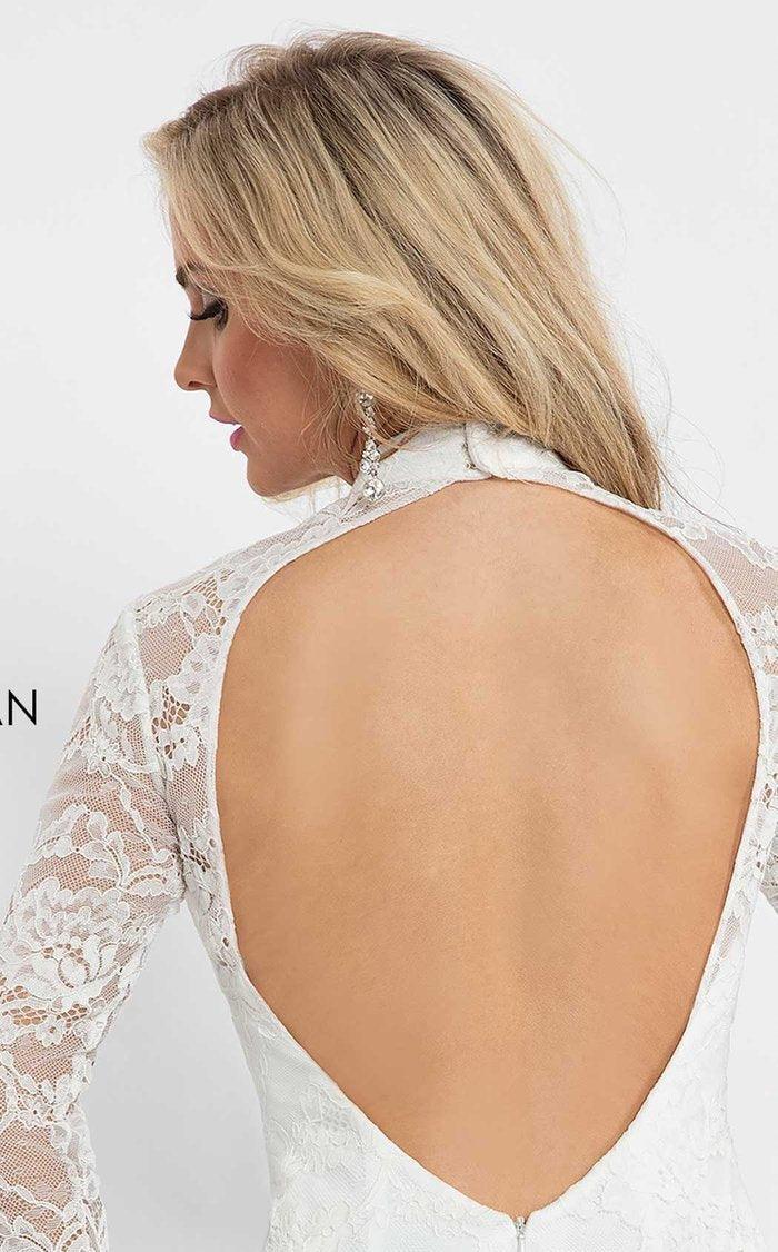 Rachel Allan Short Homecoming Lace Dress L1193 - The Dress Outlet