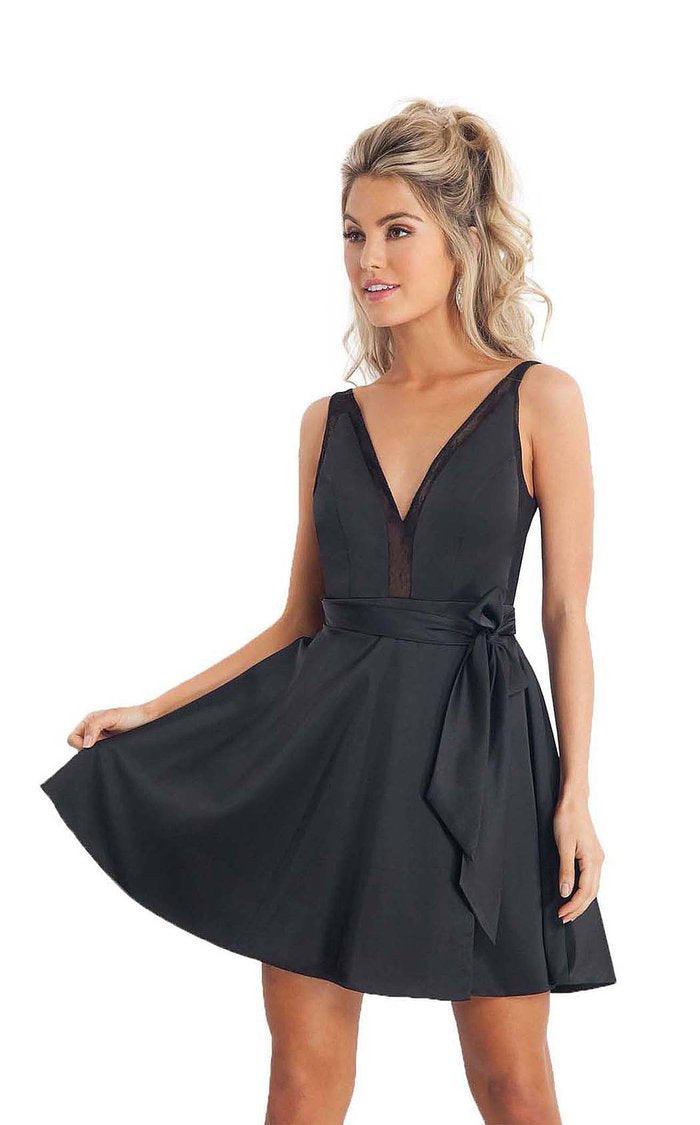 Rachel Allan Short Sleeveless Cocktail Dress L1180 - The Dress Outlet