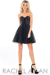 Rachel Allan Short Strapless Cocktail Dress L1102 - The Dress Outlet