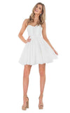 Rachel Allan Short Strapless Cocktail Dress L1102 - The Dress Outlet
