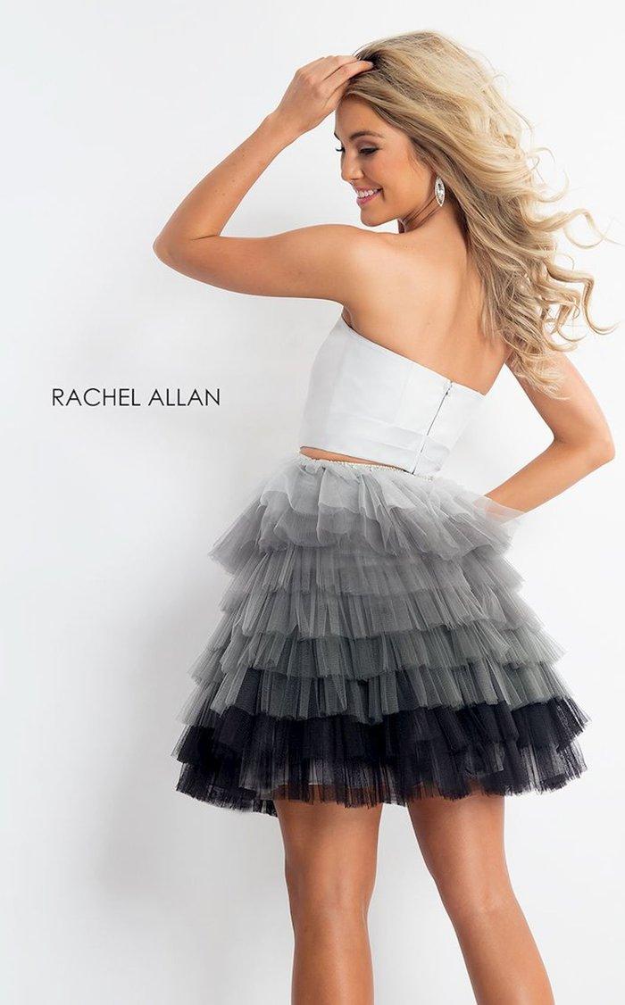 Rachel Allan Short Strapless Homecoming Dress 4596 - The Dress Outlet