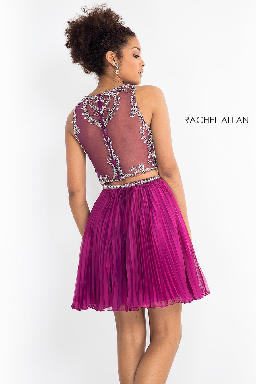 Rachel Allan Short Two Piece Homecoming Dress 4629 - The Dress Outlet