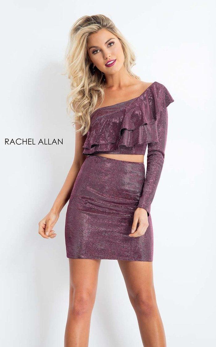 Rachel Allan Two Piece Homecoming Short Dress 4618 - The Dress Outlet