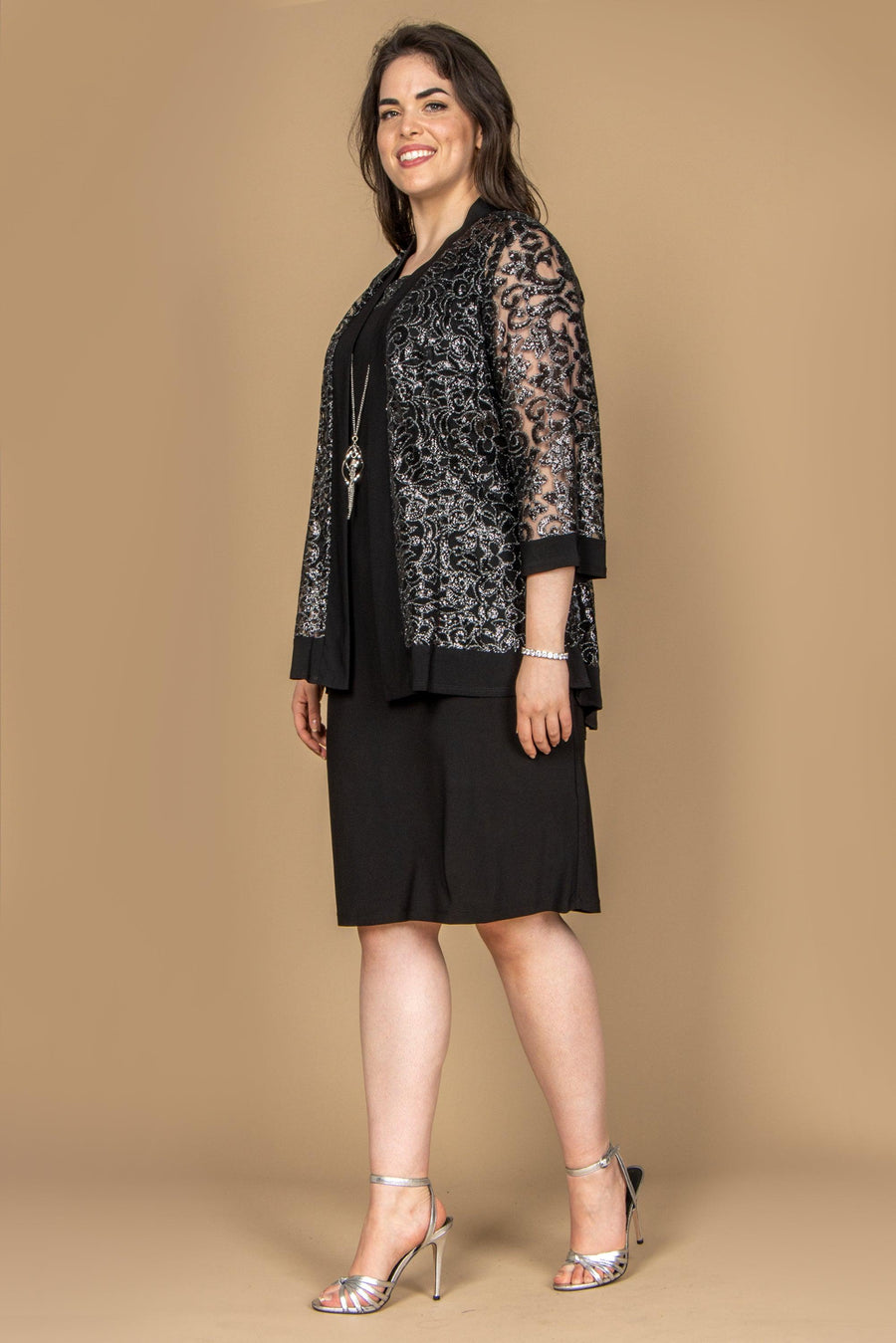 R&M Richard Mother of the Bride Short Dress RM7387W - The Dress Outlet