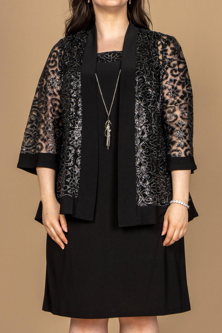 R&M Richard Mother of the Bride Short Dress RM7387W - The Dress Outlet