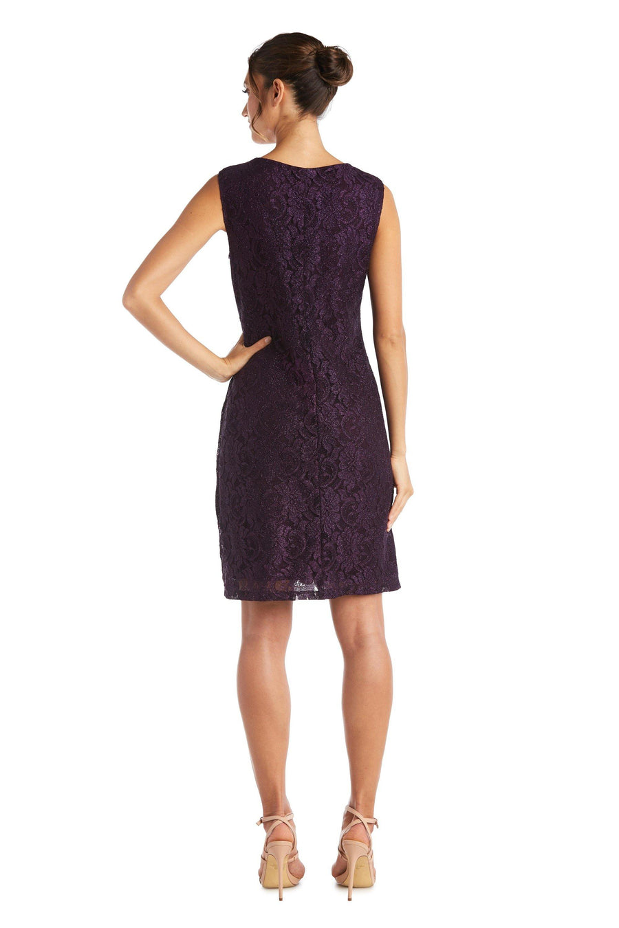 R&M Richards Chiffon Jacket Formal Dress 2421 - The Dress Outlet