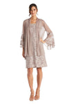 R&M Richards Chiffon Jacket Formal Dress 2421 - The Dress Outlet