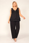 R&M Richards Plus Size Sleeveless Pant Set 3044W